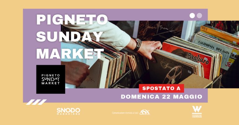 Pigneto Sunday Market w/ Vinyl Market
