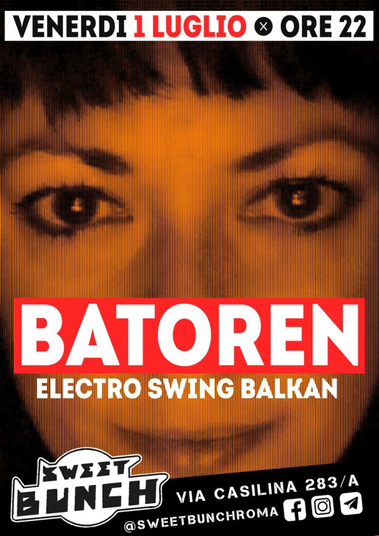 ELETTRO SWING-BALKAN NIGHT WITH BATOREN