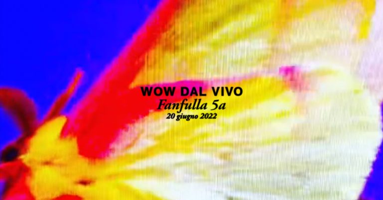 WOW dal vivo al Fanfulla – Pier Panico dj set