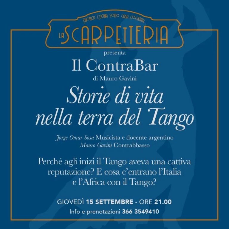 Il Contrabar – Storie di vita nella terra del Tango