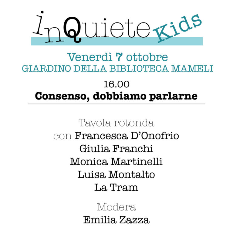 inQuieteFestival – Consenso, dobbiamo parlarne