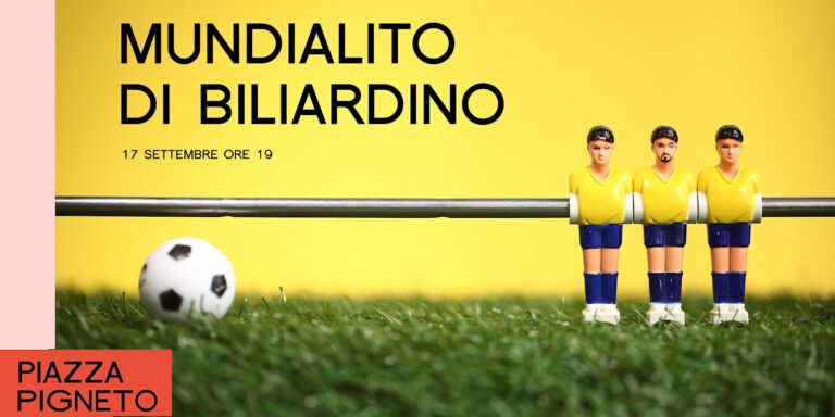 Mundialito di biliardino _Piazza Pigneto