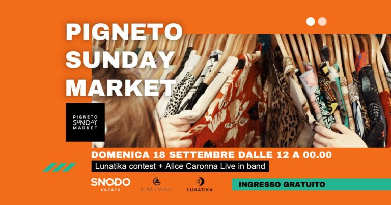 Pigneto Sunday Market & Lunatika Contest + Alicce Caronna Live Band