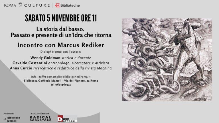 Incontro con Marcus Rediker