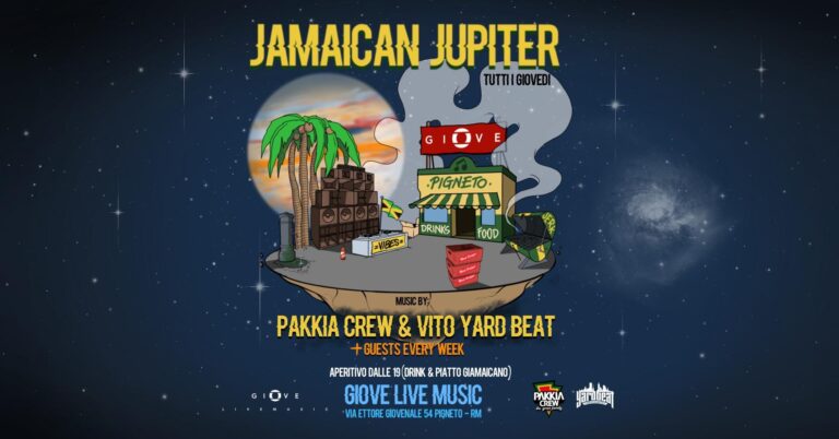 JAMAICAN JUPITER – Pakkia & Yard Beat + Guest