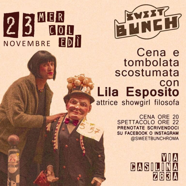 CENA E TOMBOLATA SCOSTUMATA con LILA ESPOSITO