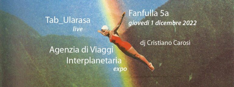 Tab_Ularasa (Live) + Cristiano Carosi dj set // Agenzia di Viaggi Interplanetaria expo