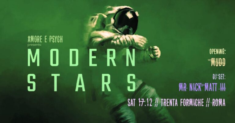 Amore e Psych: MODERN STARS + MUDD play in Roma