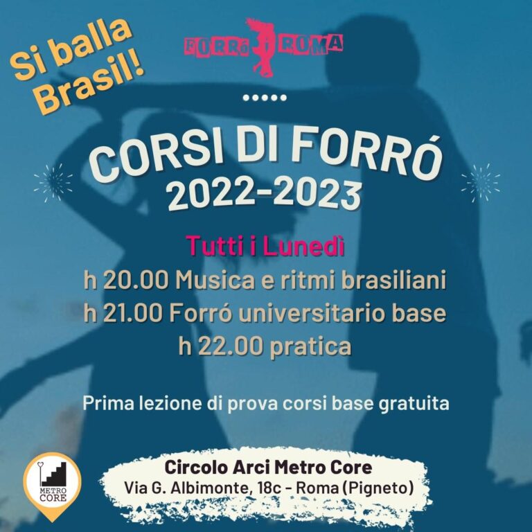 Corsi di forró (musica e danza) al Pigneto