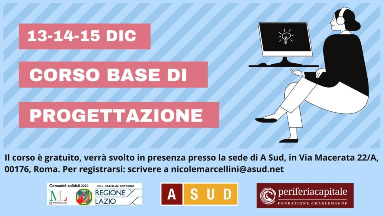 Corso base di progettazione per il sociale