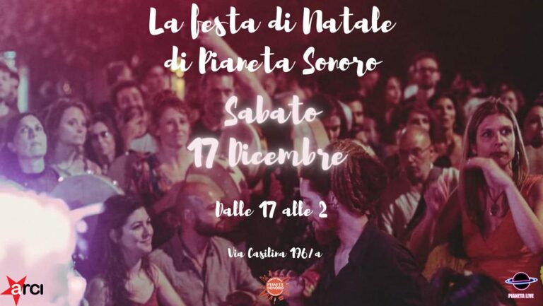 Festa di Natale di Pianeta Sonoro
