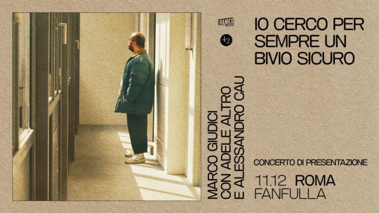 “Io cerco per sempre un bivio sicuro” concerto di Marco Giudici con Adele Altro & Alessandro Cau