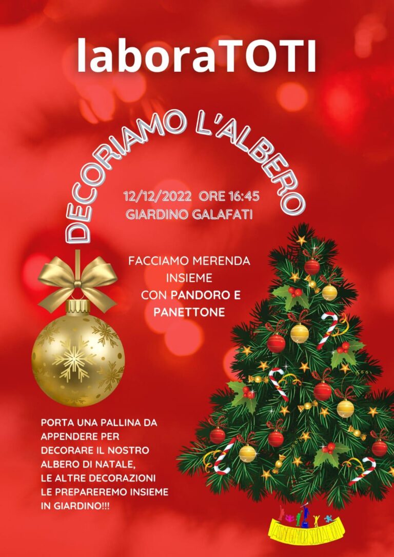 laboraTOTI – Decoriamo l’Albero