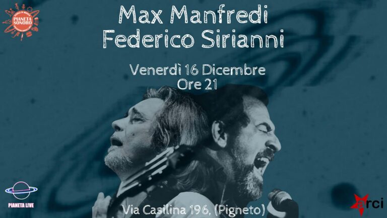 MAX MANFREDI & FEDERICO SIRIANNI LIVE