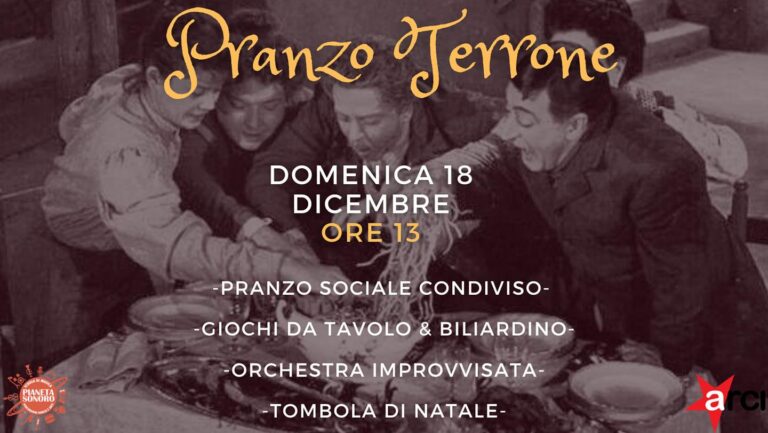 PRANZO TERRONE NATALIZIO