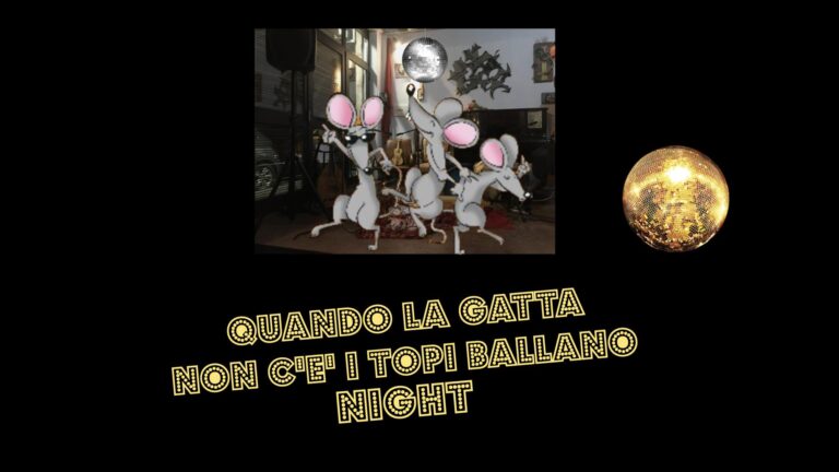 Quando la gatta non c’è i topi ballano : dance night