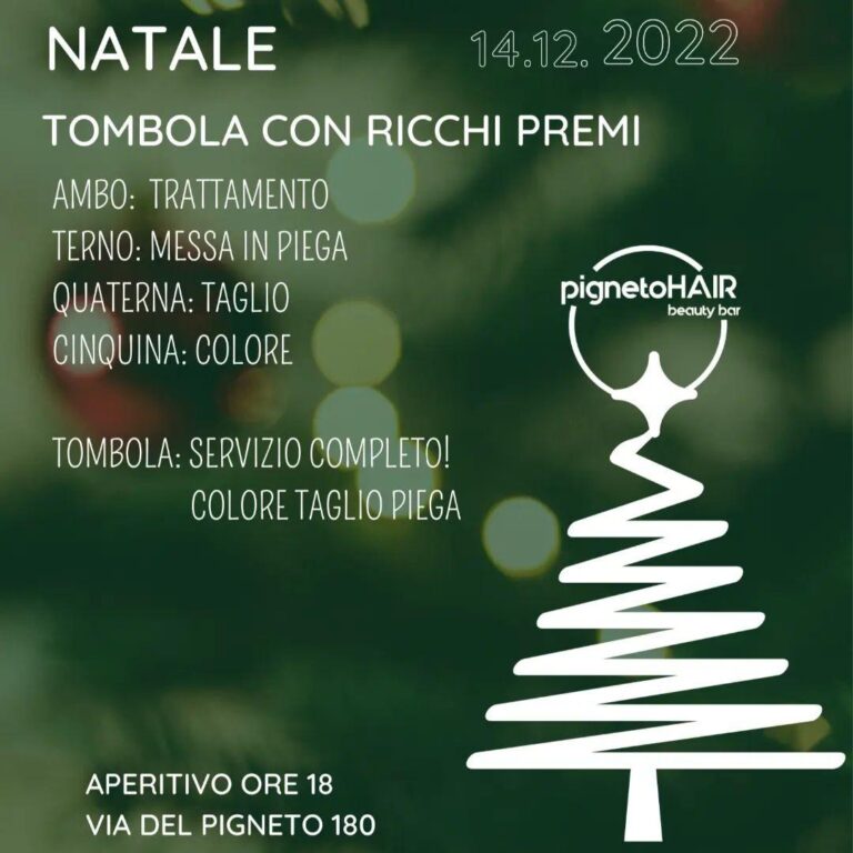 TOMBOLA CON RICCHI PREMI