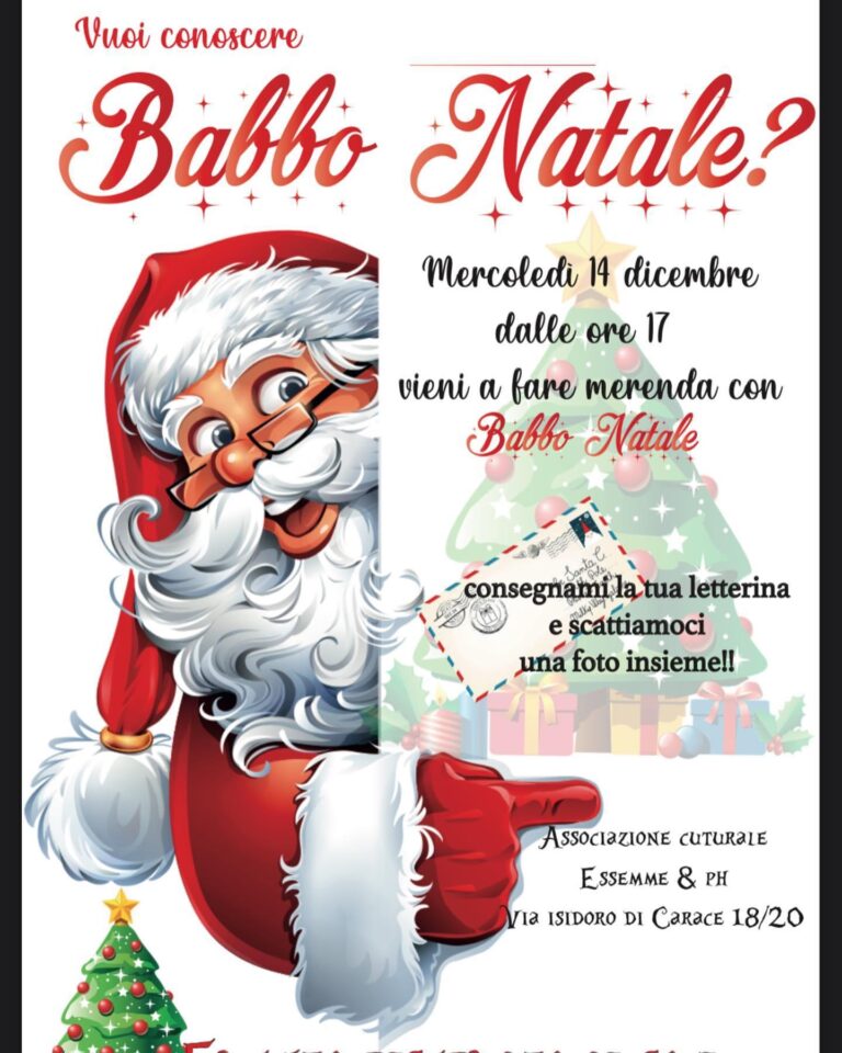 Vuoi conoscere Babbo Natale?