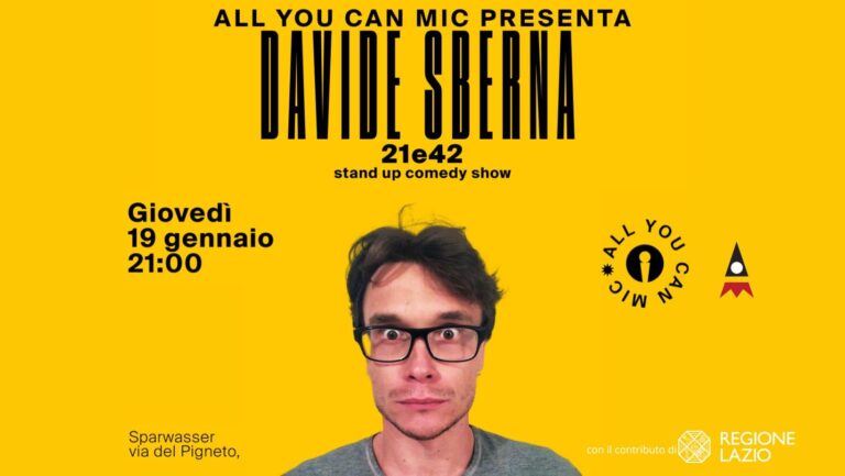 21e42 | DAVIDE SBERNA | Stand Up Comedy Show