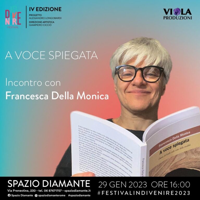 A voce spiegata – incontro con Francesca Della Monica