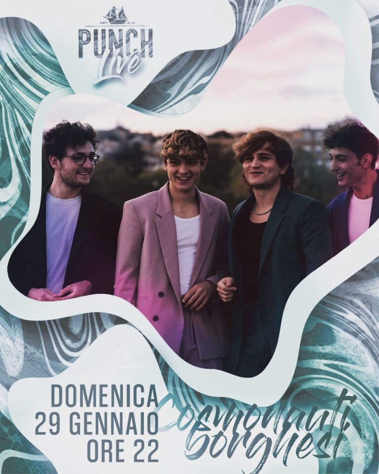 COSMONAUTI BORGHESI X PUNCH LIVE