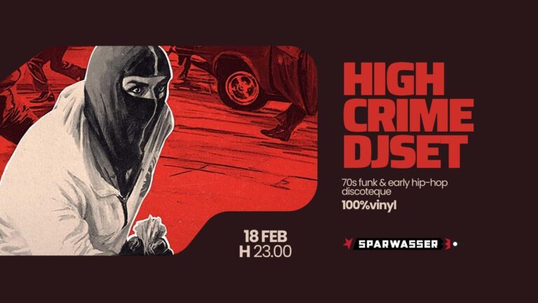 HIGHCRIME | 70s funk / early hip-hop discoteque dj set | 100% vinyl