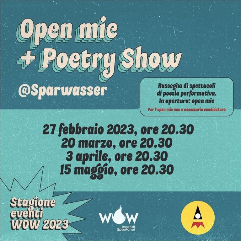 Open mic + Poetry Show