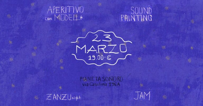 Aperitivo con modell* + Sound Painting