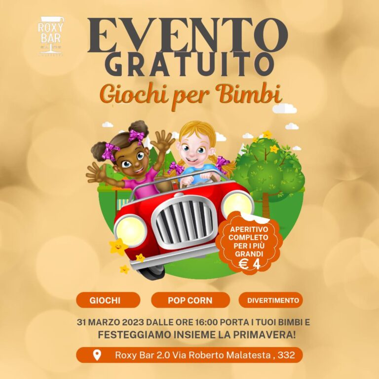 EVENTO GRATUITO – Giochi per Bimbi