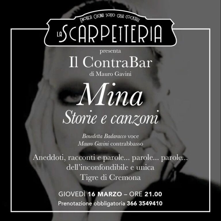 Il ContraBar – Mina – Storie e canzoni