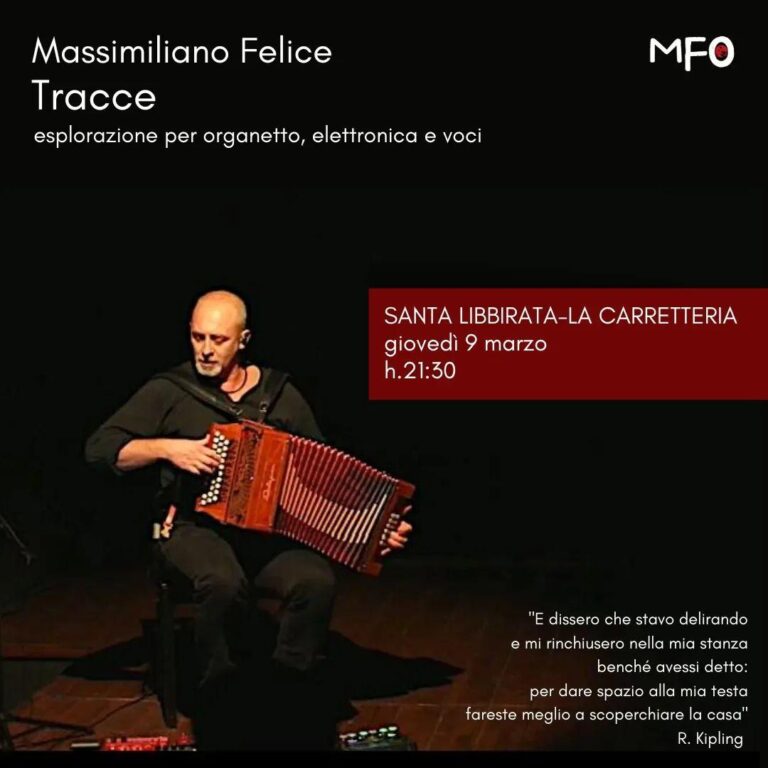 Massimiliano Felice – Tracce