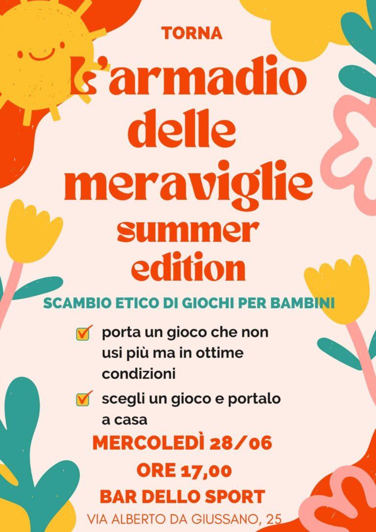 L’armadio delle meraviglie – summer edition