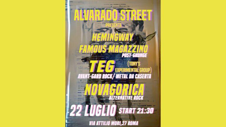 HEMINGWAY FAMOUS MAGAZZINO + TEG (TONY’S EXPERIMENTAL GROUP) + NOVAGORICA Live