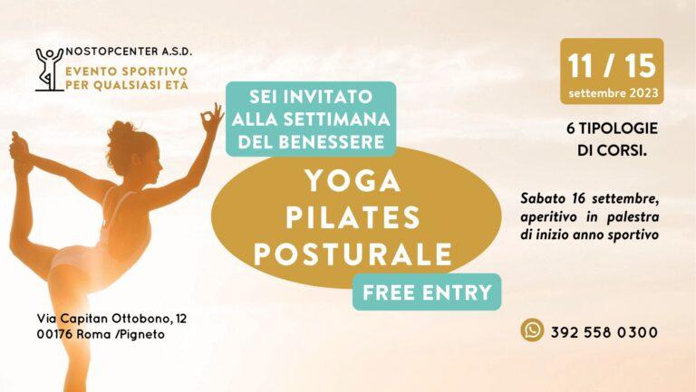 Settimana del benessere per tutti 😊