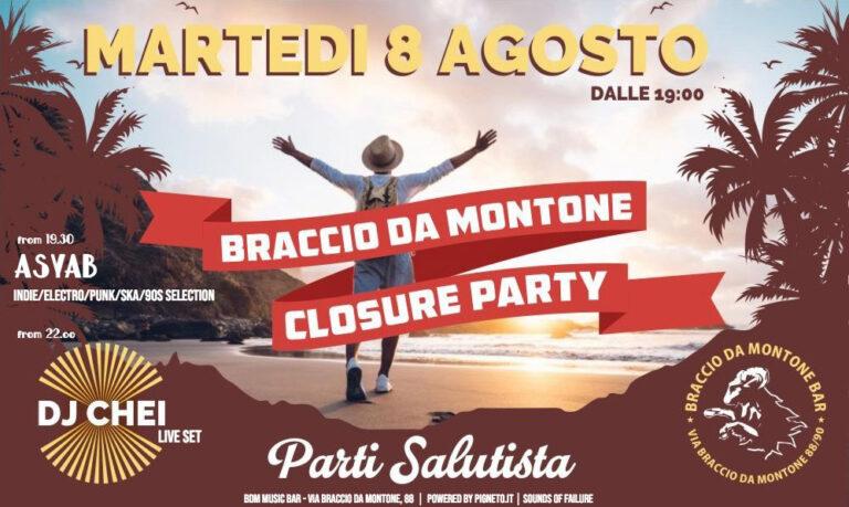 PARTI SALUTISTA! BDM Closure Party w/ special guest DJ CHEI + ASYAB SELECTION