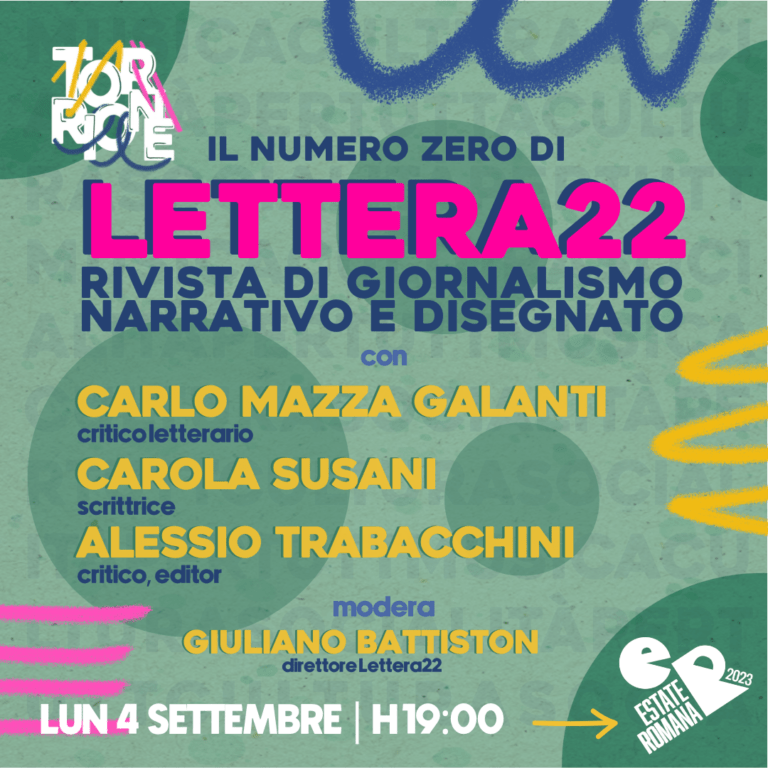 IL NUMERO ZERO DI LETTERA22