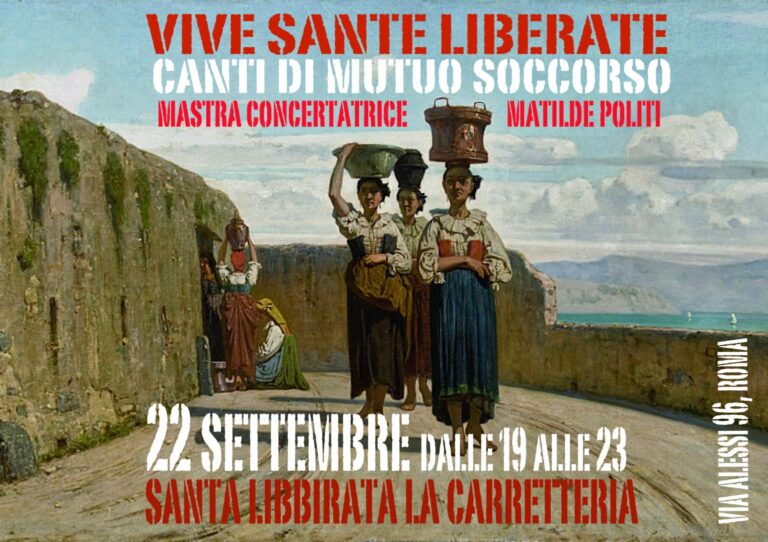 VIVE SANTE LIBERATE CANTI – DI MUTUO SOCCORSO