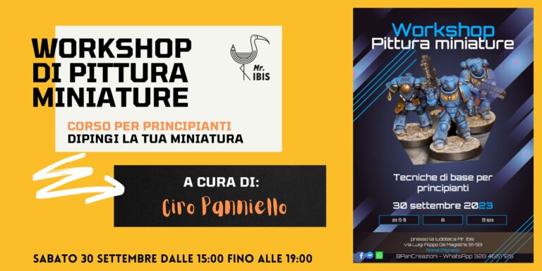 Workshop di pittura di miniature