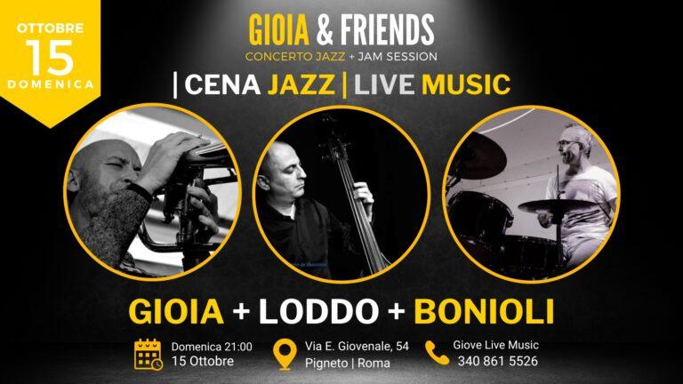 Gioia + Loddo + Bonioli | Jazz Trio + Jam Session