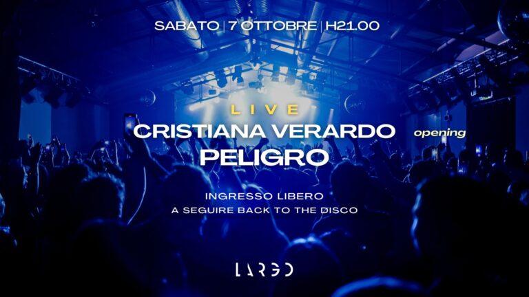 Peligro Live / Opening Cristiana Verardo