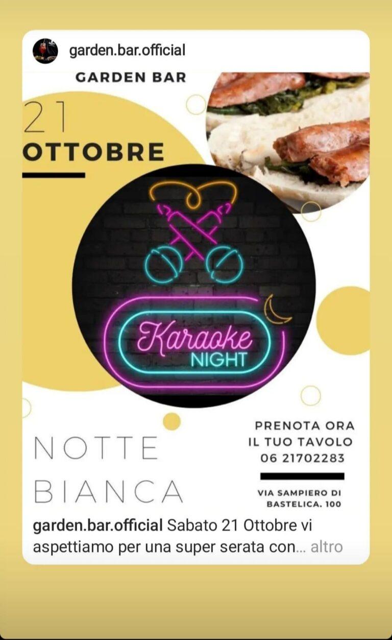 Aperitivo sotto le stelle