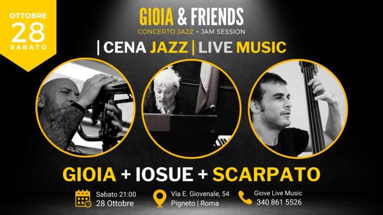 Gioia + Iosue + Scarpato – JAZZ TRIO + Jam Session