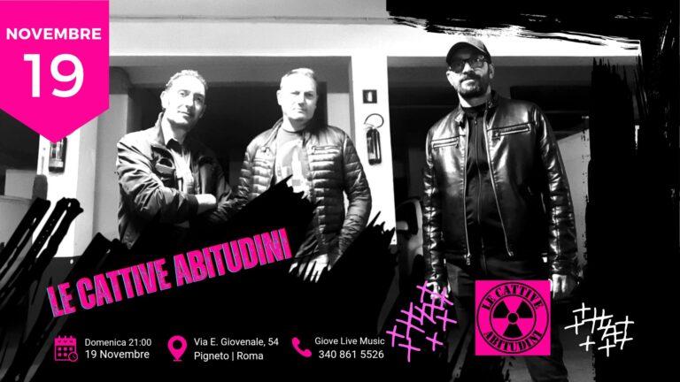 Le Cattive Abitudini Live
