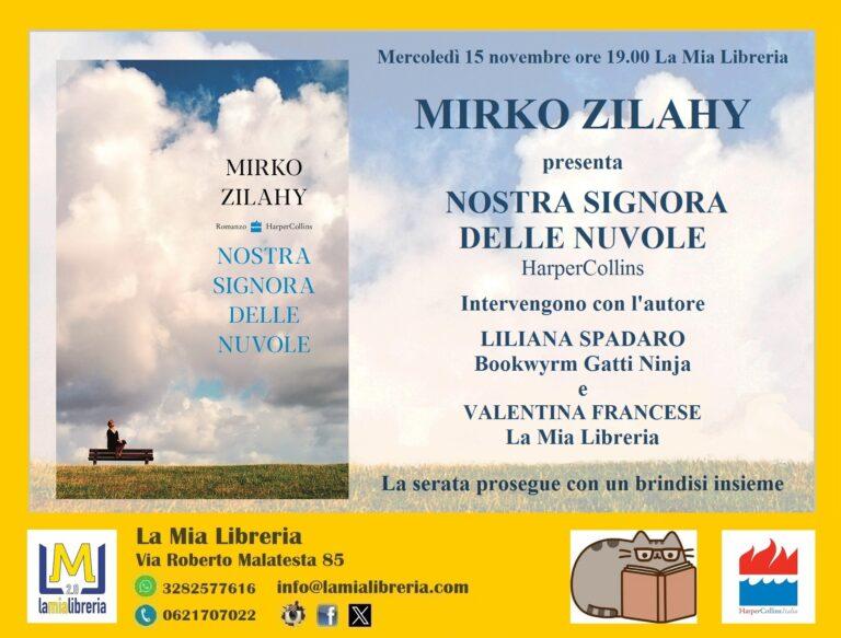 Mirko Zilahy presenta Nostra signora delle nuvole, il libro scelto per il Nostro Gruppo di Lettura