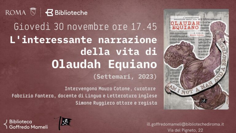 L’interessante narrazione della vita di Olaudah Equiano