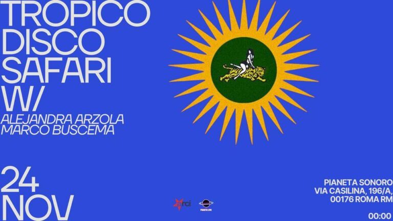 TROPICO DISCO SAFARI DJ SET