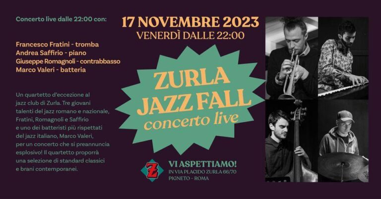 Zurla Jazz Fall – concerto live