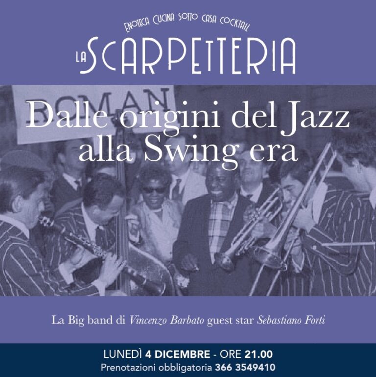 Dalle origini del Jazz alla Swing era