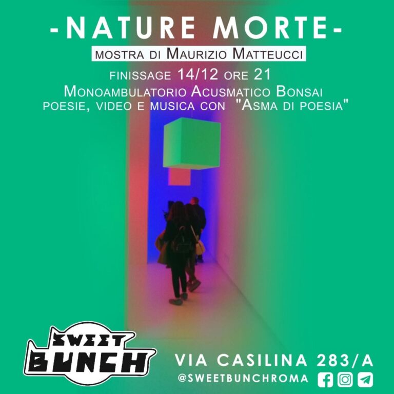 FINISSAGE della mostra di quadri “NATURE MORTE” di Maurizio Matteucci