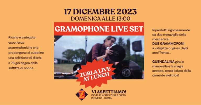 Gramophone live set